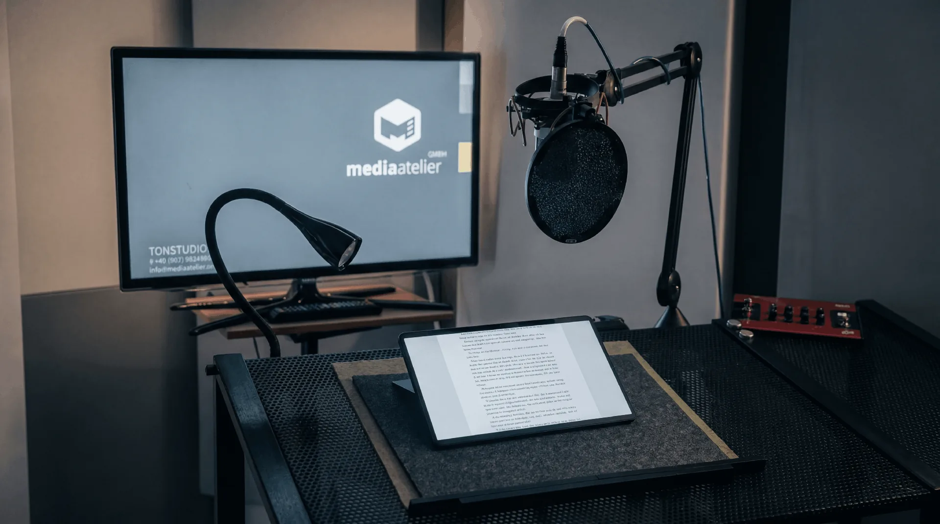 Hörbuchproduktion Studio